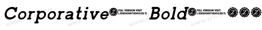 Corporative Bold字体转换
